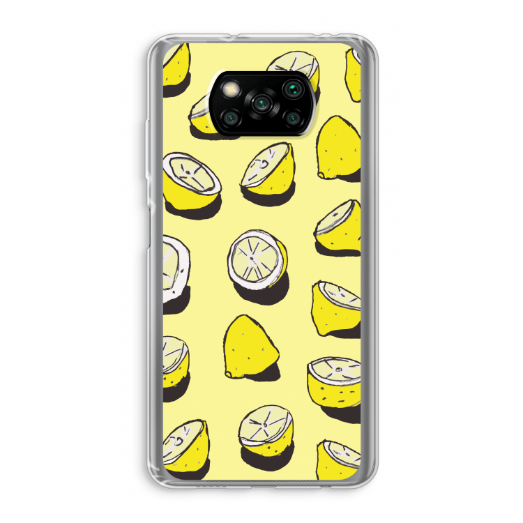 When Life Gives You Lemons...: Xiaomi Poco X3 NFC Transparant Hoesje