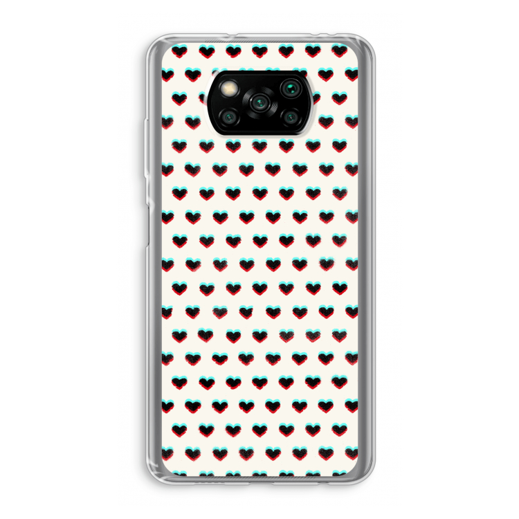 Hartjes: Xiaomi Poco X3 NFC Transparant Hoesje