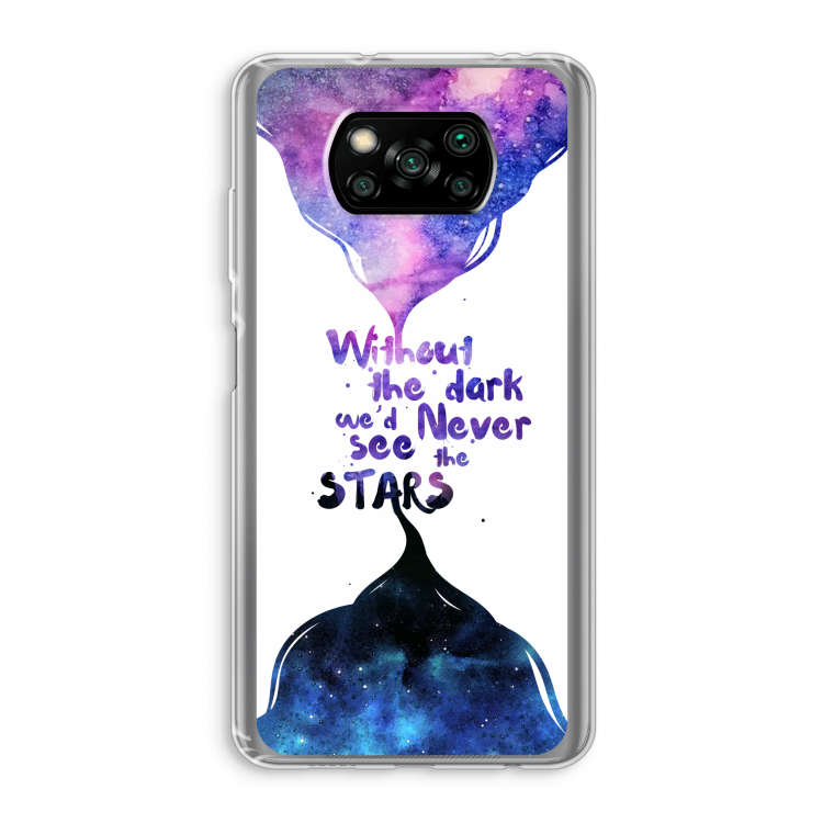 Stars quote: Xiaomi Poco X3 NFC Transparant Hoesje
