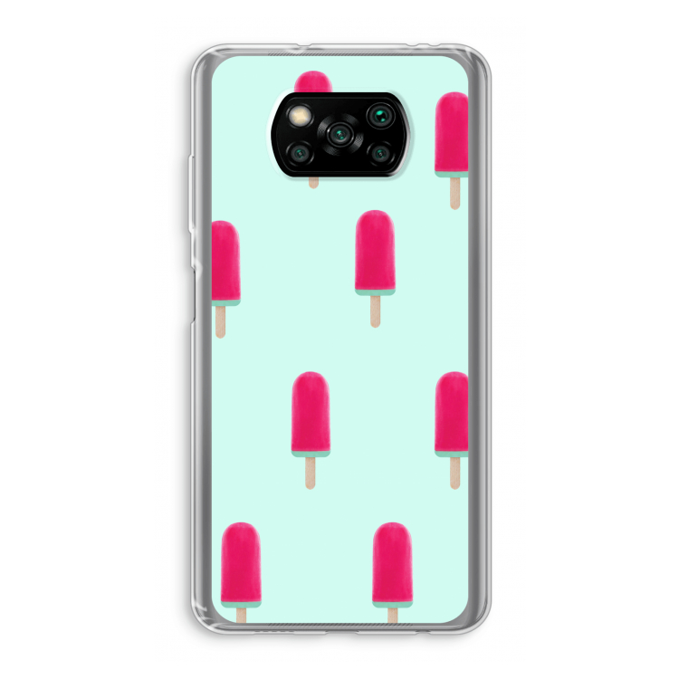 Waterijsje: Xiaomi Poco X3 NFC Transparant Hoesje