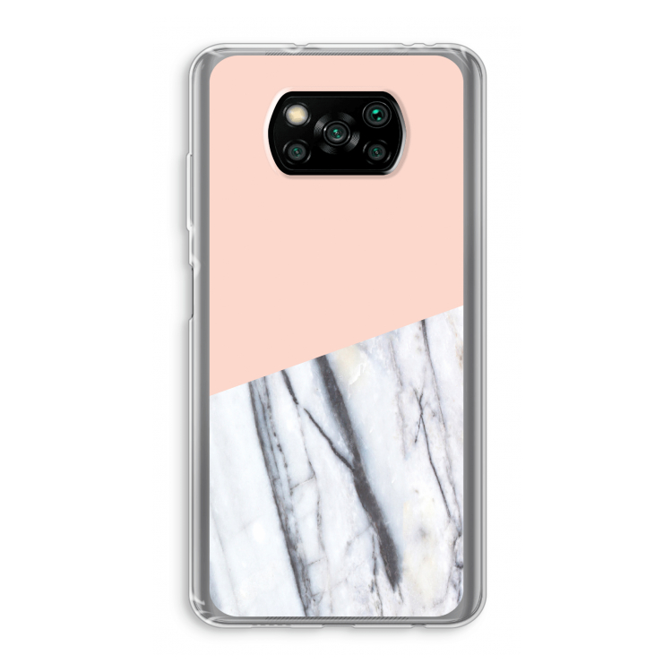 A touch of peach: Xiaomi Poco X3 NFC Transparant Hoesje