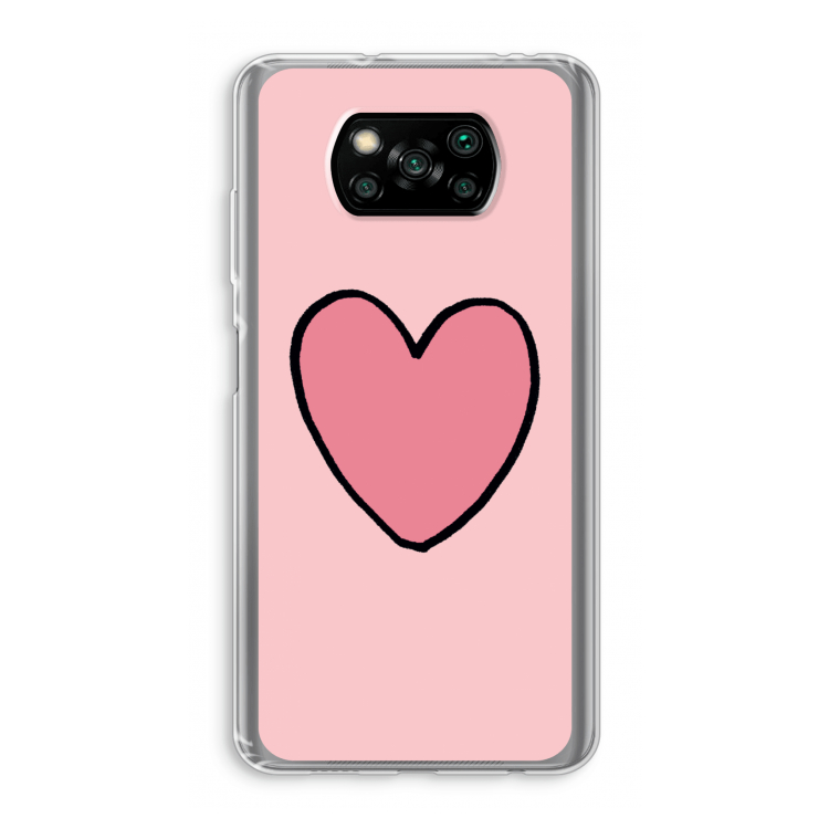 Hartje: Xiaomi Poco X3 NFC Transparant Hoesje
