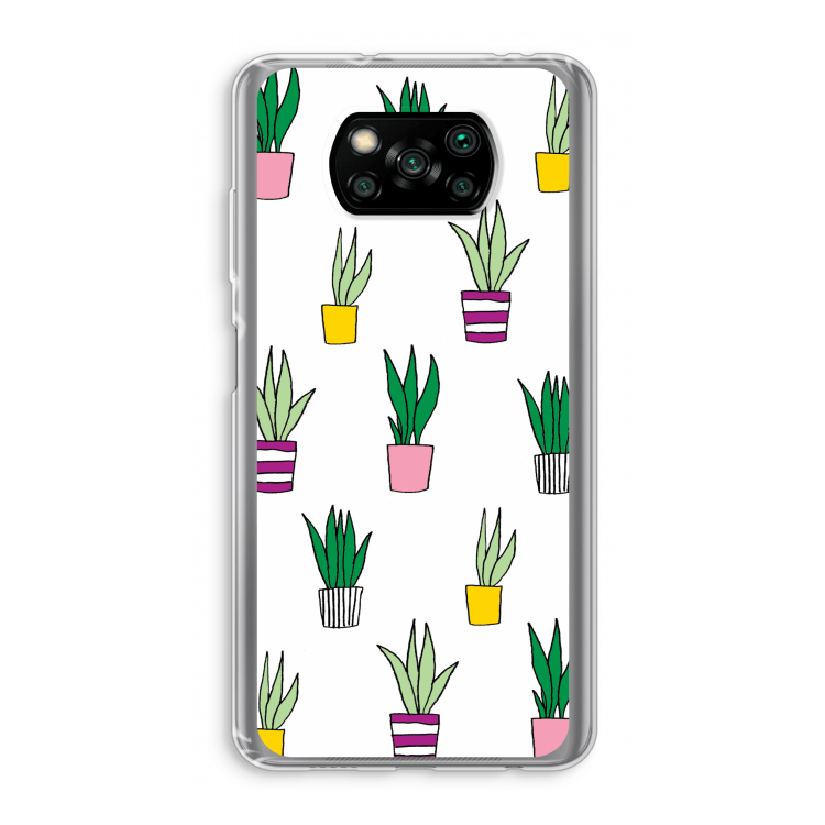Sanseveria: Xiaomi Poco X3 NFC Transparant Hoesje