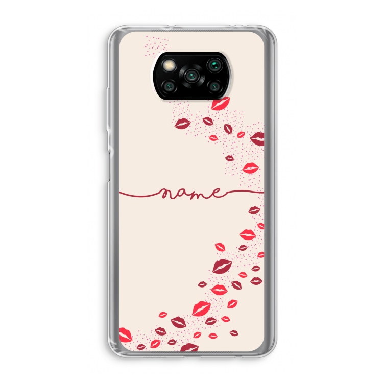 Kusjes: Xiaomi Poco X3 NFC Transparant Hoesje