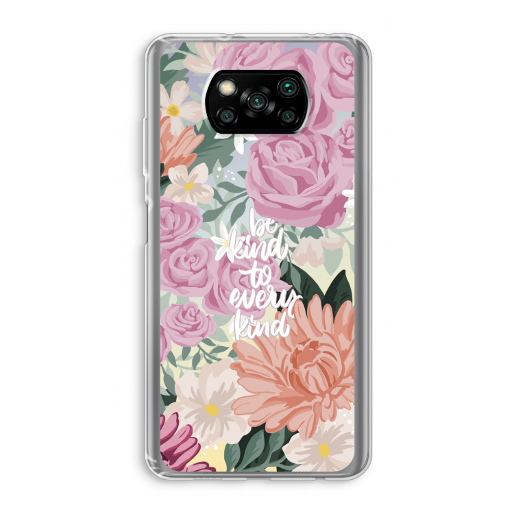 Kindness matters: Xiaomi Poco X3 NFC Transparant Hoesje