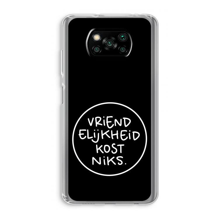 Vriendelijkheid: Xiaomi Poco X3 NFC Transparant Hoesje