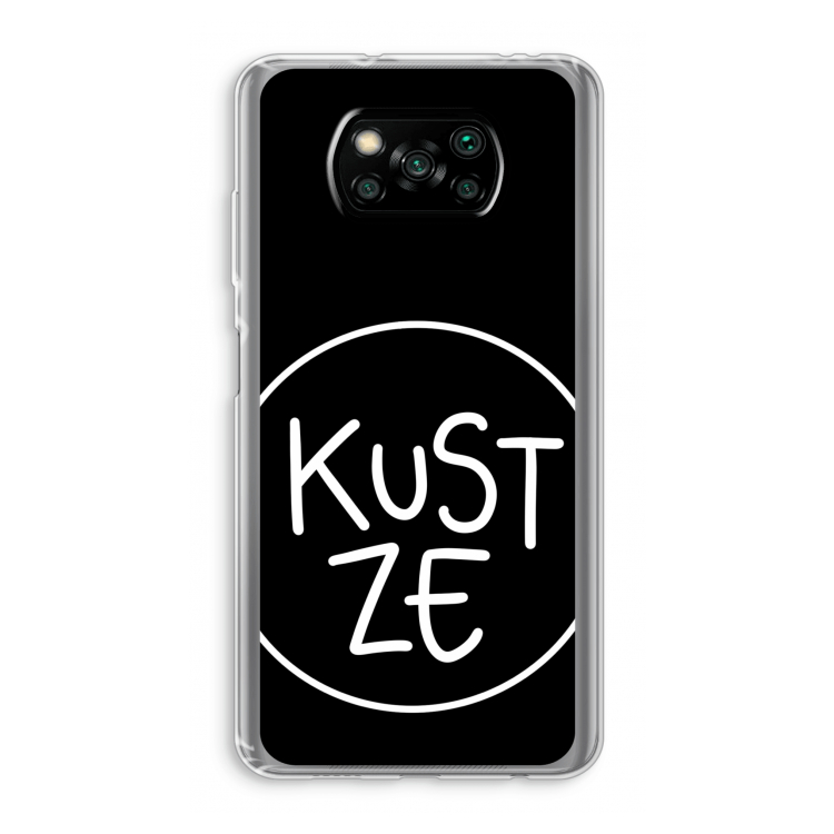 KUST ZE: Xiaomi Poco X3 NFC Transparant Hoesje
