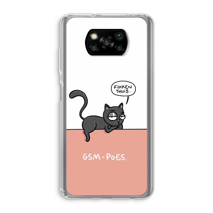 GSM poes: Xiaomi Poco X3 NFC Transparant Hoesje
