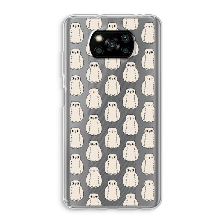 Uilen: Xiaomi Poco X3 NFC Transparant Hoesje
