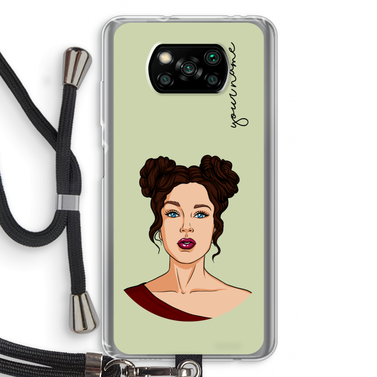 Pop-Art Creator: Xiaomi Poco X3 NFC Transparant Hoesje met koord