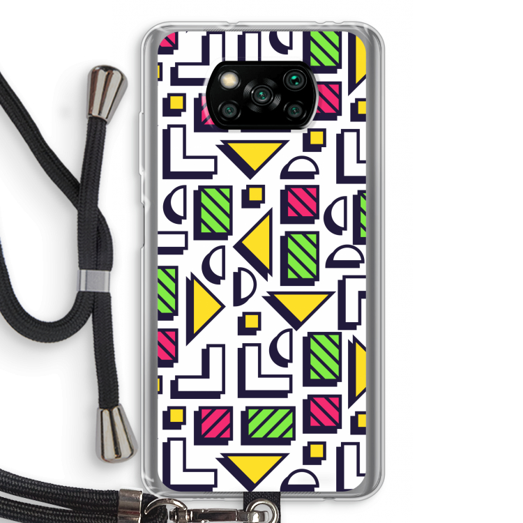 8-bit N°4: Xiaomi Poco X3 NFC Transparant Hoesje met koord
