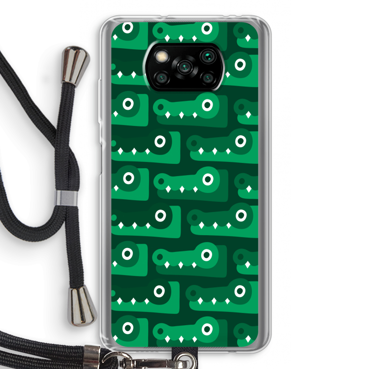 Crocs: Xiaomi Poco X3 NFC Transparant Hoesje met koord