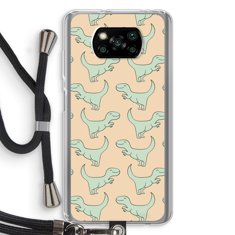 Dinos: Xiaomi Poco X3 NFC Transparant Hoesje met koord
