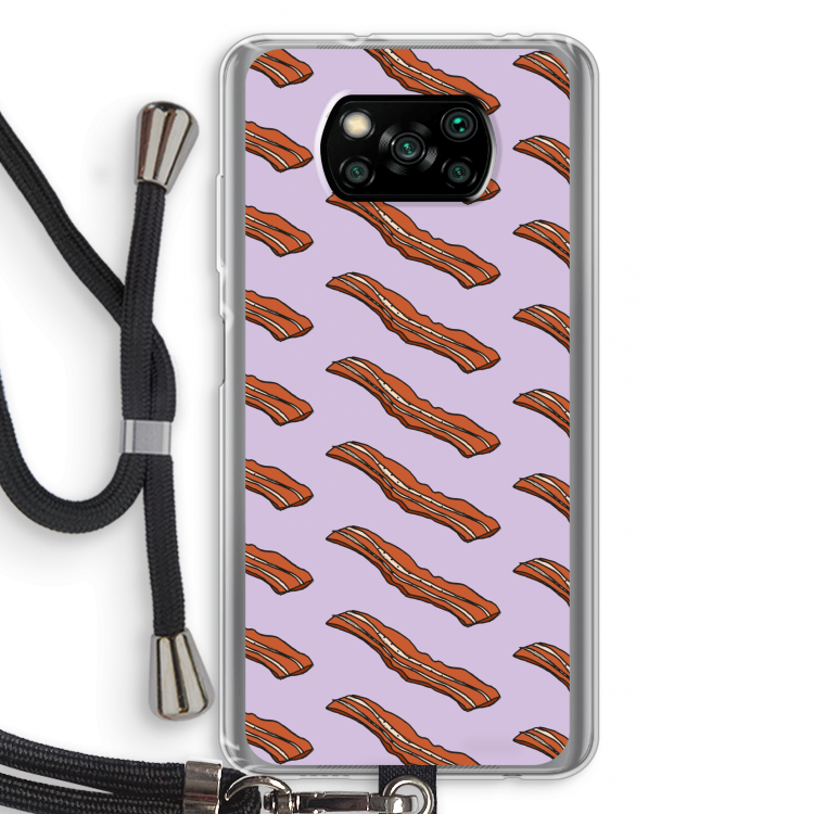 Bacon to my eggs #2: Xiaomi Poco X3 NFC Transparant Hoesje met koord