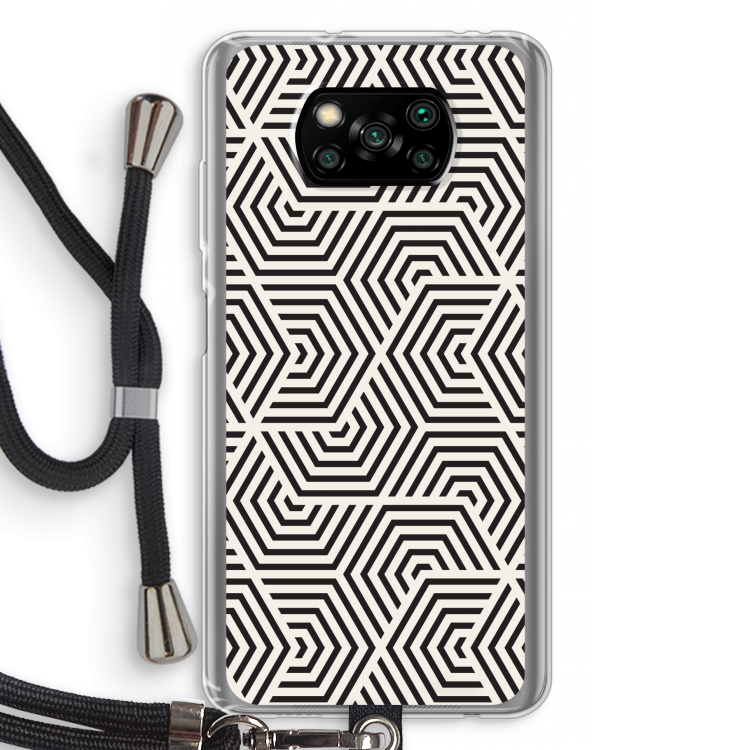 Magic pattern: Xiaomi Poco X3 NFC Transparant Hoesje met koord