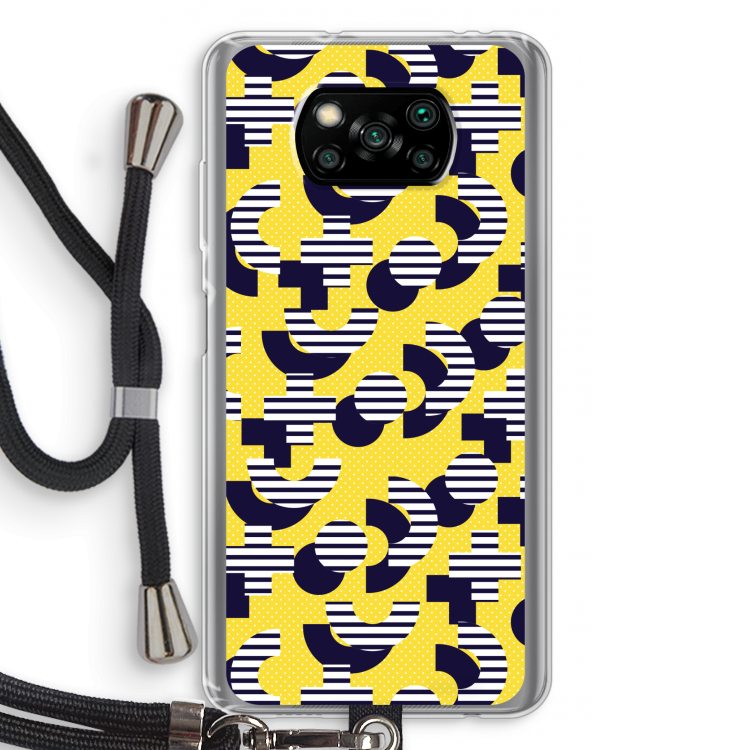 8-bit N°3: Xiaomi Poco X3 NFC Transparant Hoesje met koord