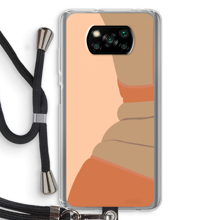 Bikini: Xiaomi Poco X3 NFC Transparant Hoesje met koord