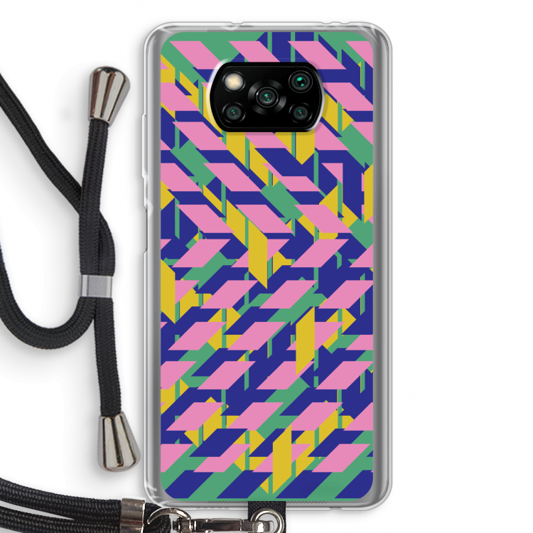 Skew Blush 1: Xiaomi Poco X3 NFC Transparant Hoesje met koord