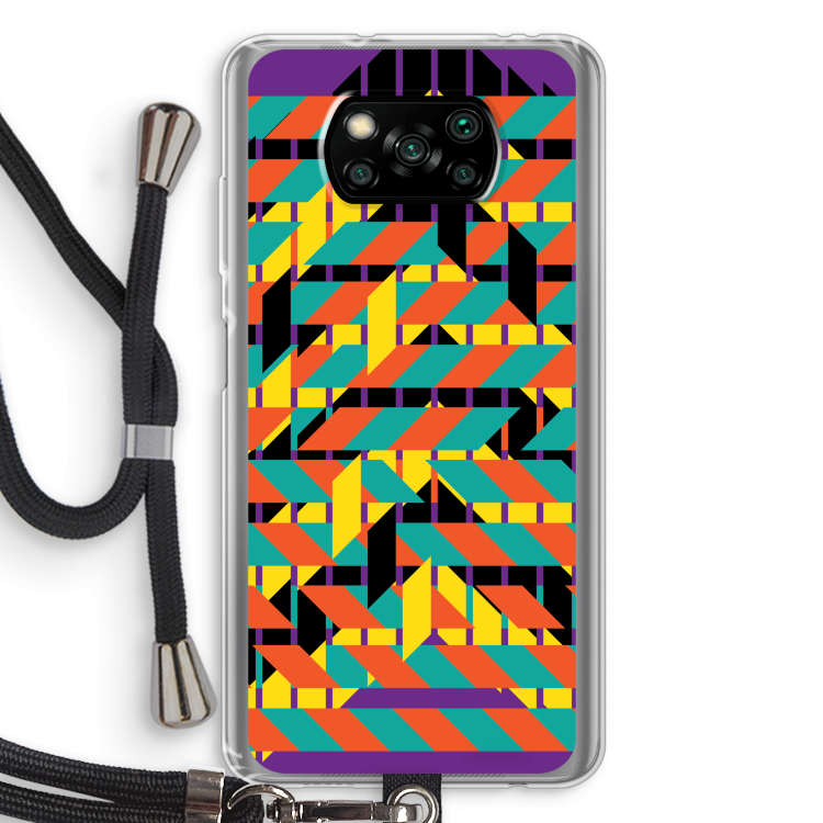 Skew Bee 2: Xiaomi Poco X3 NFC Transparant Hoesje met koord