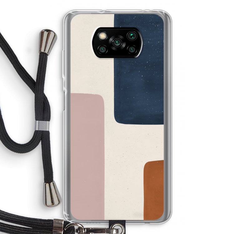 Geo #5: Xiaomi Poco X3 NFC Transparant Hoesje met koord