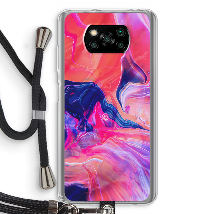 Earth And Ocean: Xiaomi Poco X3 NFC Transparant Hoesje met koord