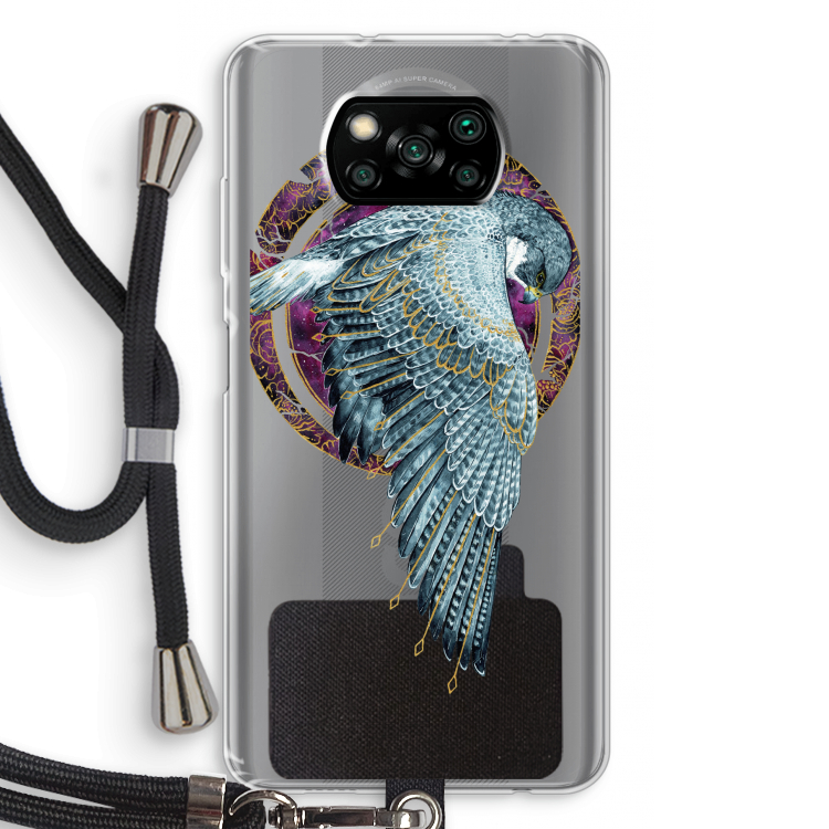 Golden Falcon: Xiaomi Poco X3 NFC Transparant Hoesje met koord