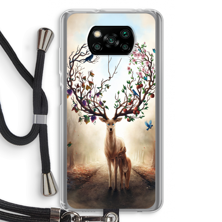 Seasons Change: Xiaomi Poco X3 NFC Transparant Hoesje met koord