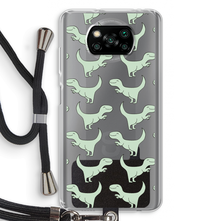 Dinos: Xiaomi Poco X3 NFC Transparant Hoesje met koord