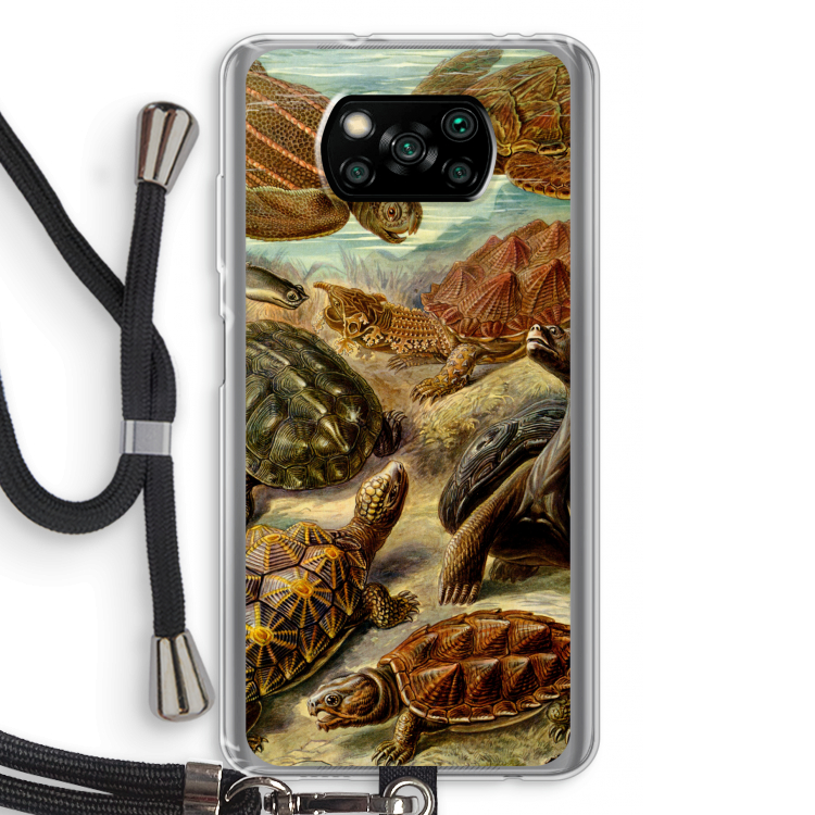 Haeckel Chelonia: Xiaomi Poco X3 NFC Transparant Hoesje met koord