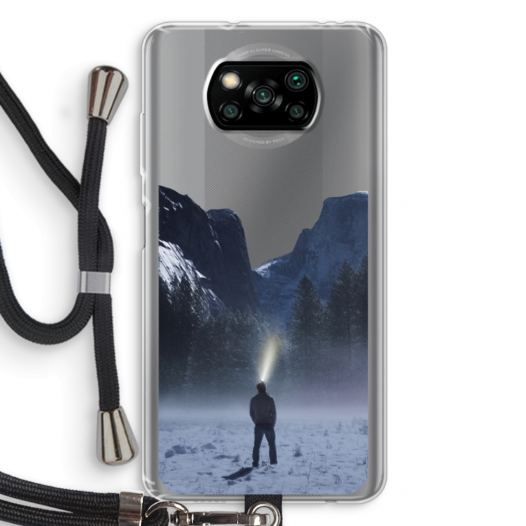 Wanderlust: Xiaomi Poco X3 NFC Transparant Hoesje met koord