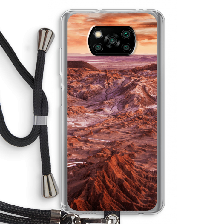 Mars: Xiaomi Poco X3 NFC Transparant Hoesje met koord