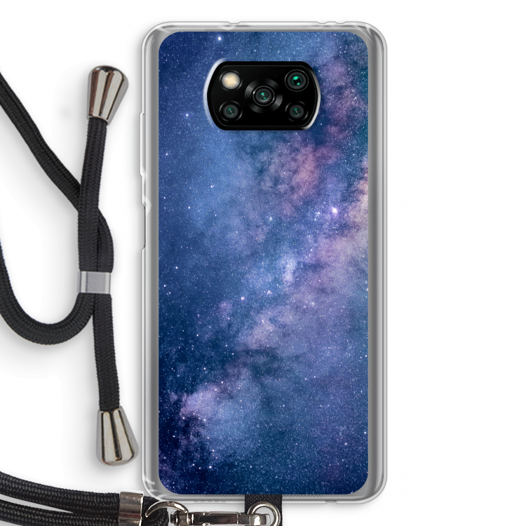 Nebula: Xiaomi Poco X3 NFC Transparant Hoesje met koord