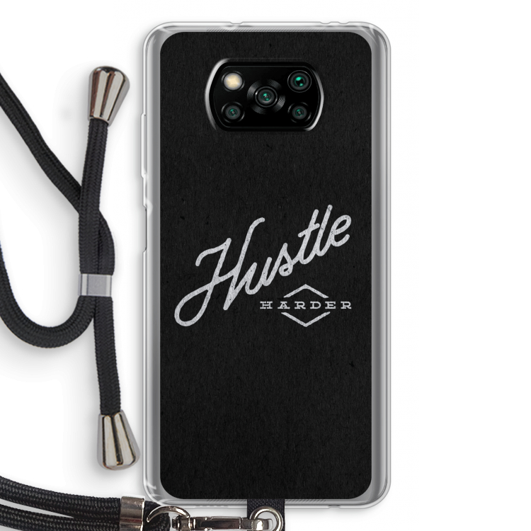 Hustle: Xiaomi Poco X3 NFC Transparant Hoesje met koord