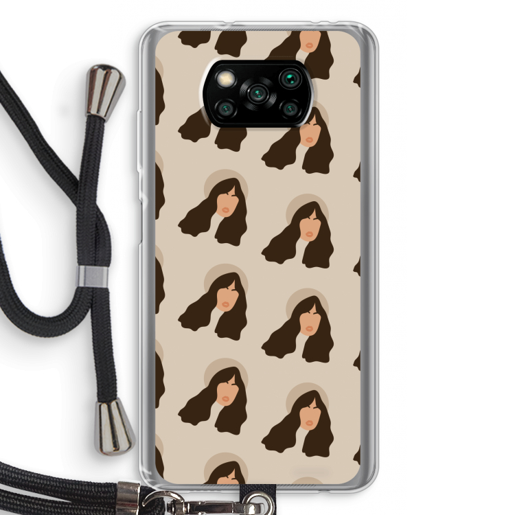 Bonjour mon amour: Xiaomi Poco X3 NFC Transparant Hoesje met koord