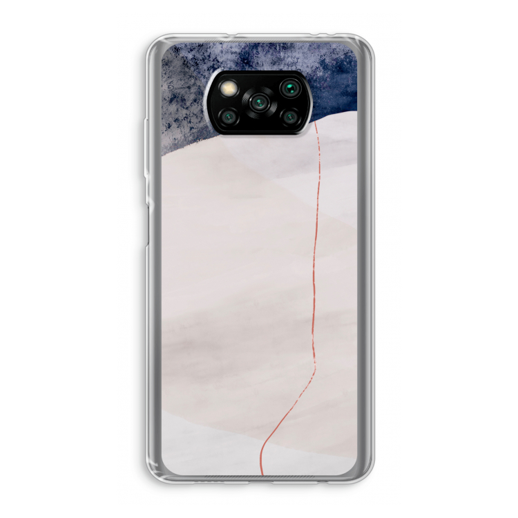 Stone White: Xiaomi Poco X3 Pro Transparant Hoesje