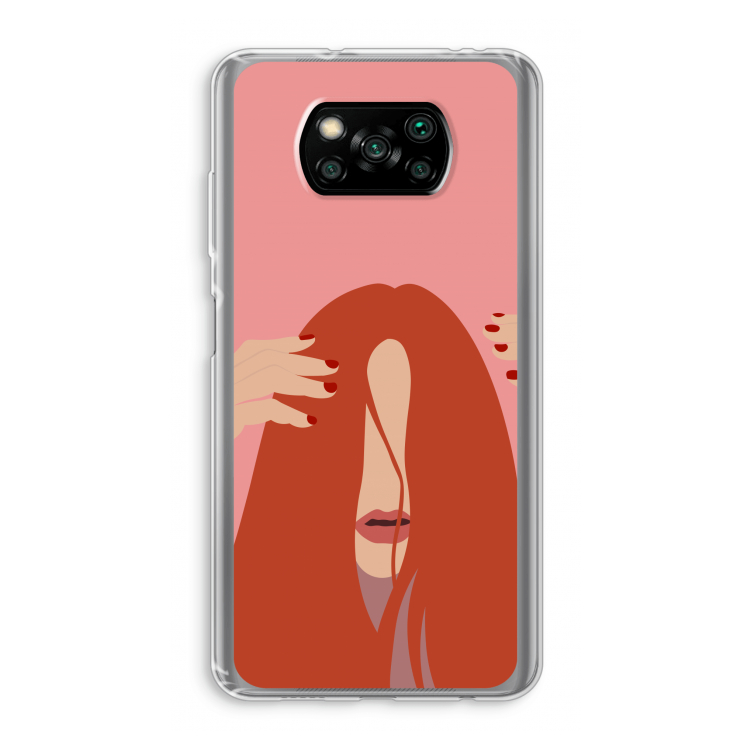 Woke up like this: Xiaomi Poco X3 Pro Transparant Hoesje