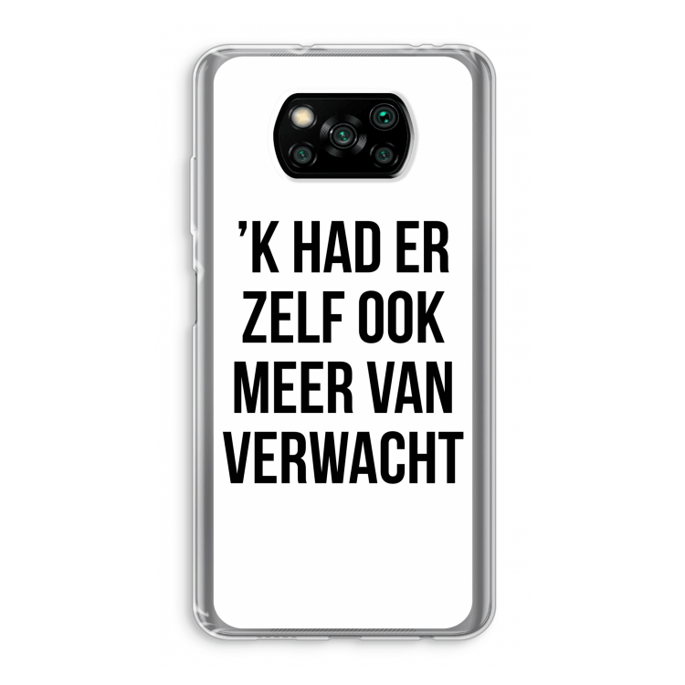 Meer verwacht: Xiaomi Poco X3 Pro Transparant Hoesje