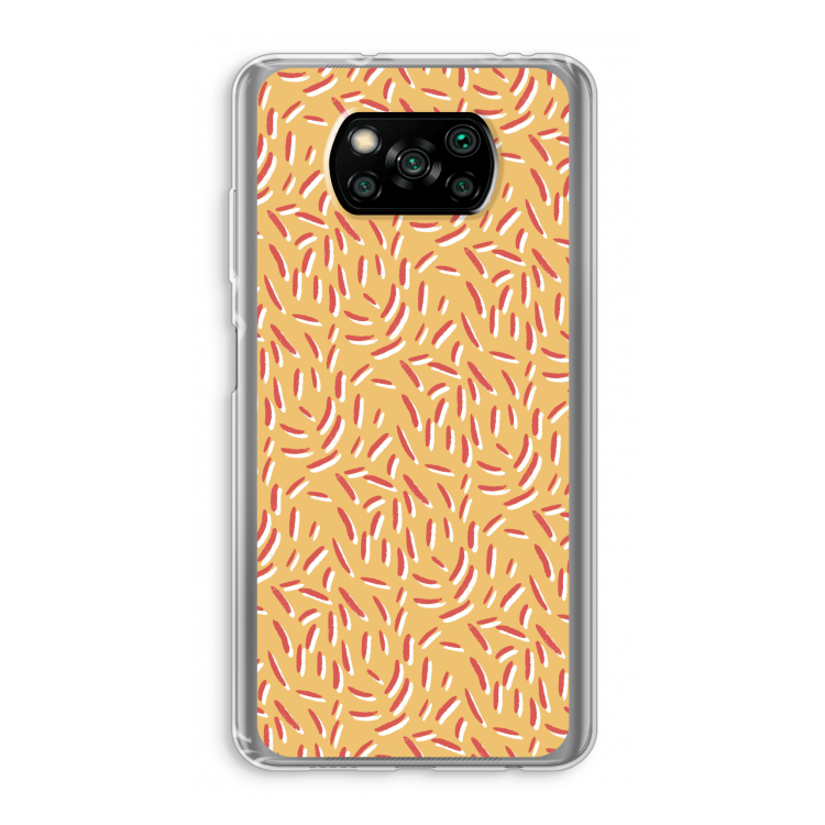 Camouflage: Xiaomi Poco X3 Pro Transparant Hoesje