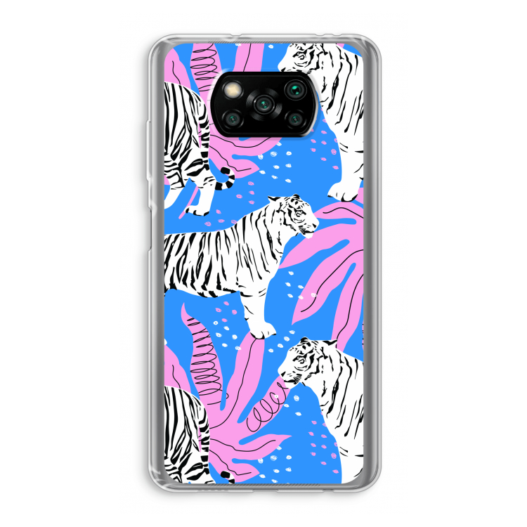 Tijger: Xiaomi Poco X3 Pro Transparant Hoesje
