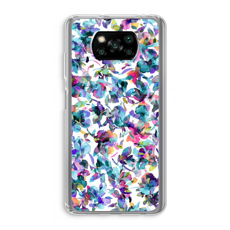 Hibiscus Flowers: Xiaomi Poco X3 Pro Transparant Hoesje