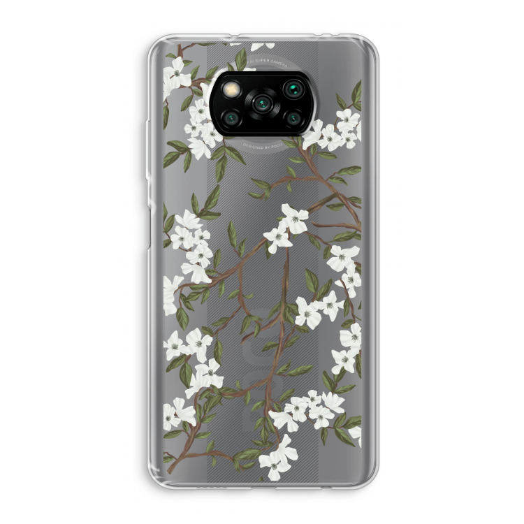 Blossoming spring: Xiaomi Poco X3 Pro Transparant Hoesje