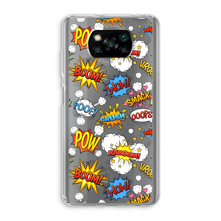 Pow Smack: Xiaomi Poco X3 Pro Transparant Hoesje