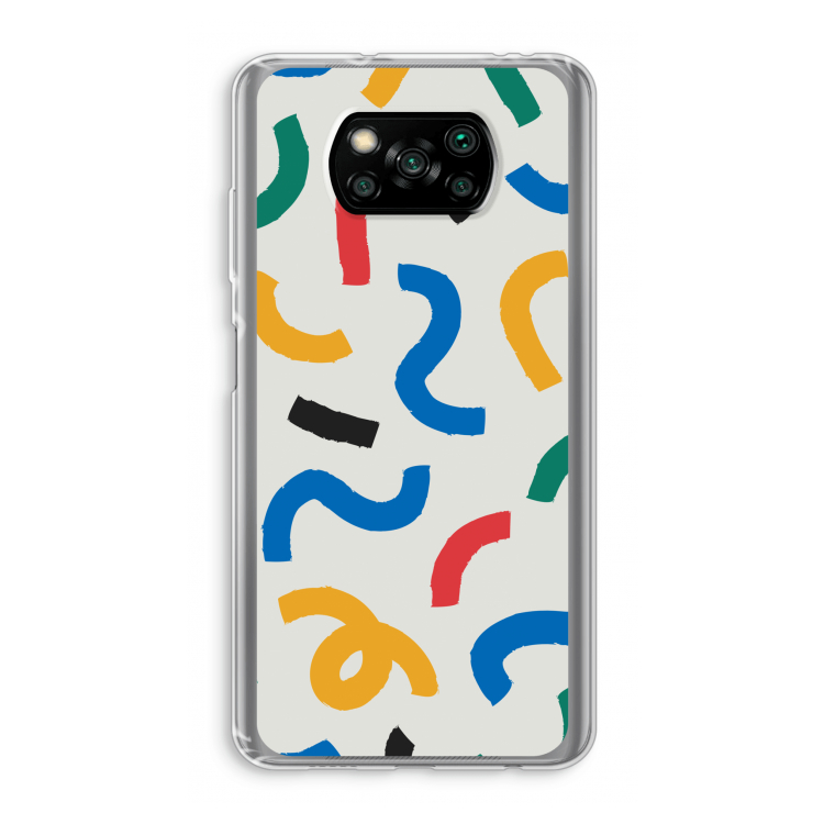 Illustratieve pop 2: Xiaomi Poco X3 Pro Transparant Hoesje