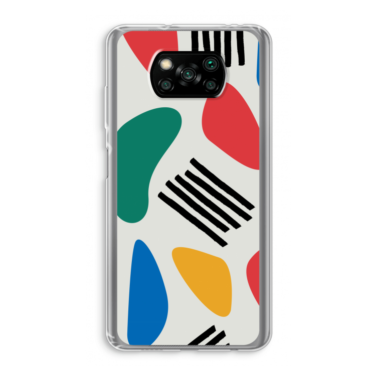 Illustratieve pop 1: Xiaomi Poco X3 Pro Transparant Hoesje
