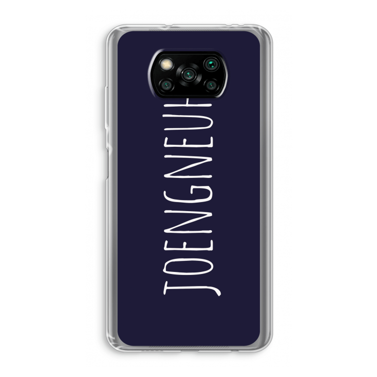 Joengneuh!: Xiaomi Poco X3 Pro Transparant Hoesje