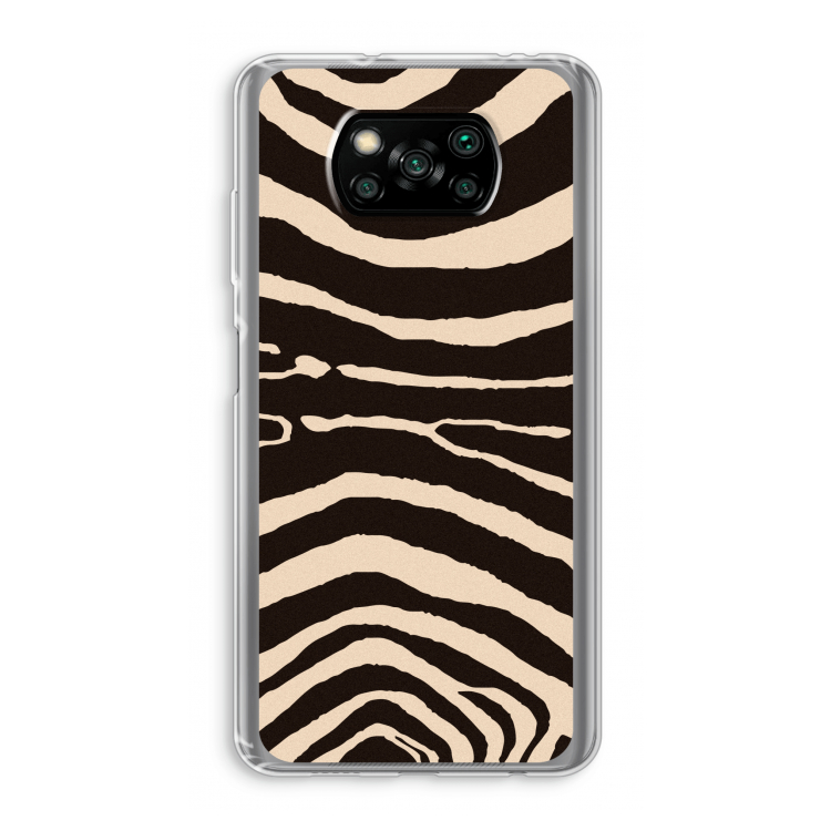 Arizona Zebra: Xiaomi Poco X3 Pro Transparant Hoesje