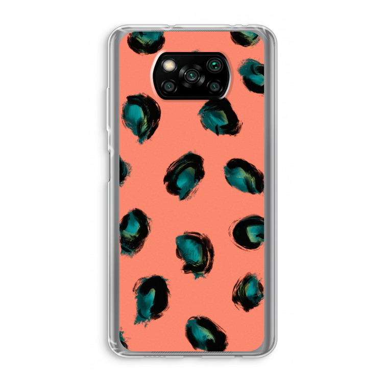 Pink Cheetah: Xiaomi Poco X3 Pro Transparant Hoesje