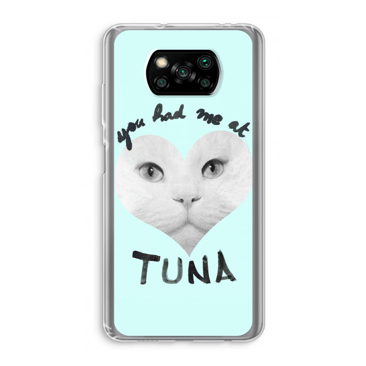 You had me at tuna: Xiaomi Poco X3 Pro Transparant Hoesje