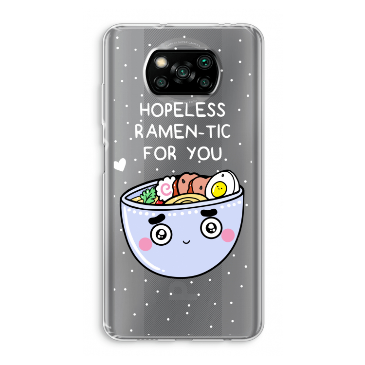 I'm A Hopeless Ramen-Tic For You: Xiaomi Poco X3 Pro Transparant Hoesje