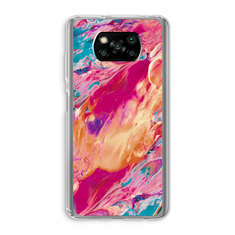 Pastel Echoes: Xiaomi Poco X3 Pro Transparant Hoesje